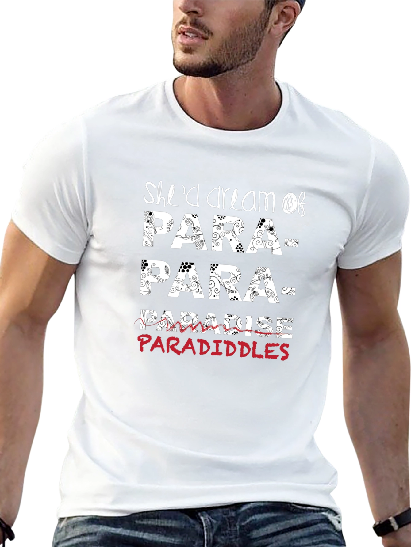 Shed Dream of Paradiddles Black T-Shirt
