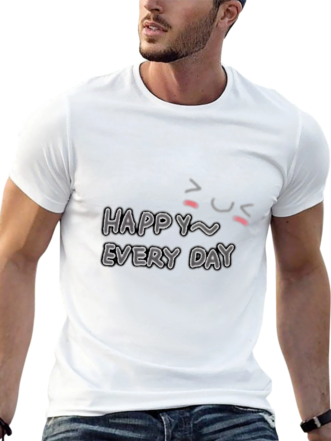 Happy Every Day Graphic T-Shirt