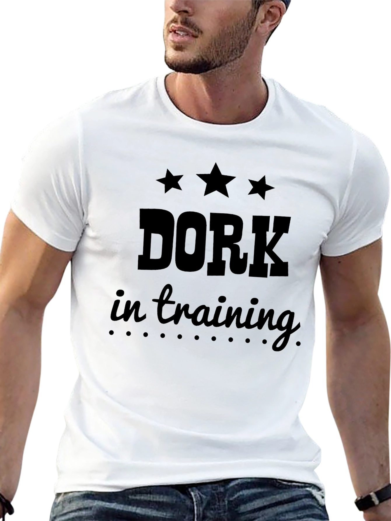 Dork in Training Mens Black Graphic Tee