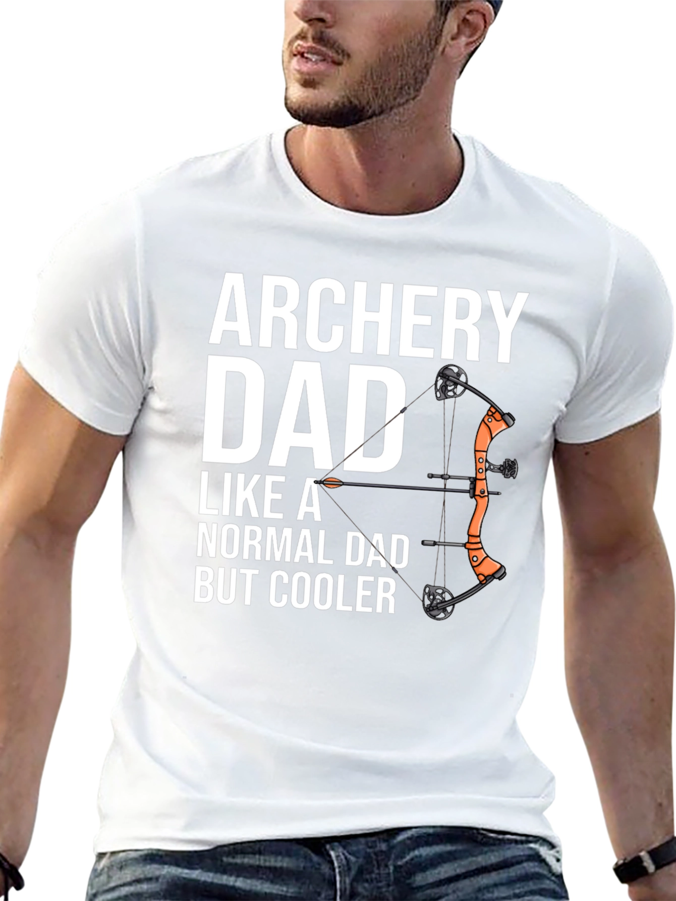 Archery Dad T-Shirt - Cool Dad Tee