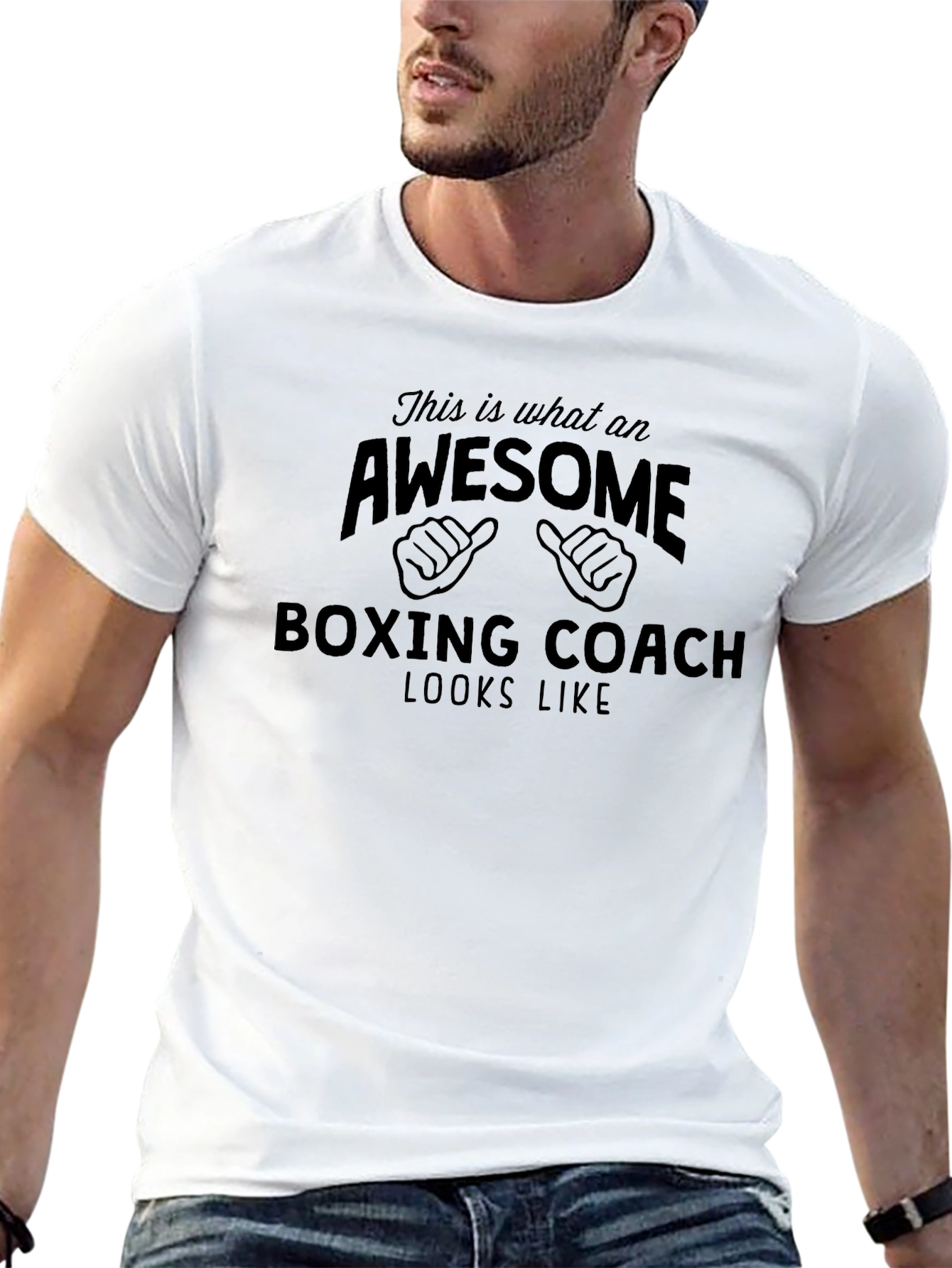 Awesome Boxing Coach T-Shirt: Stylish Gift for Trainers