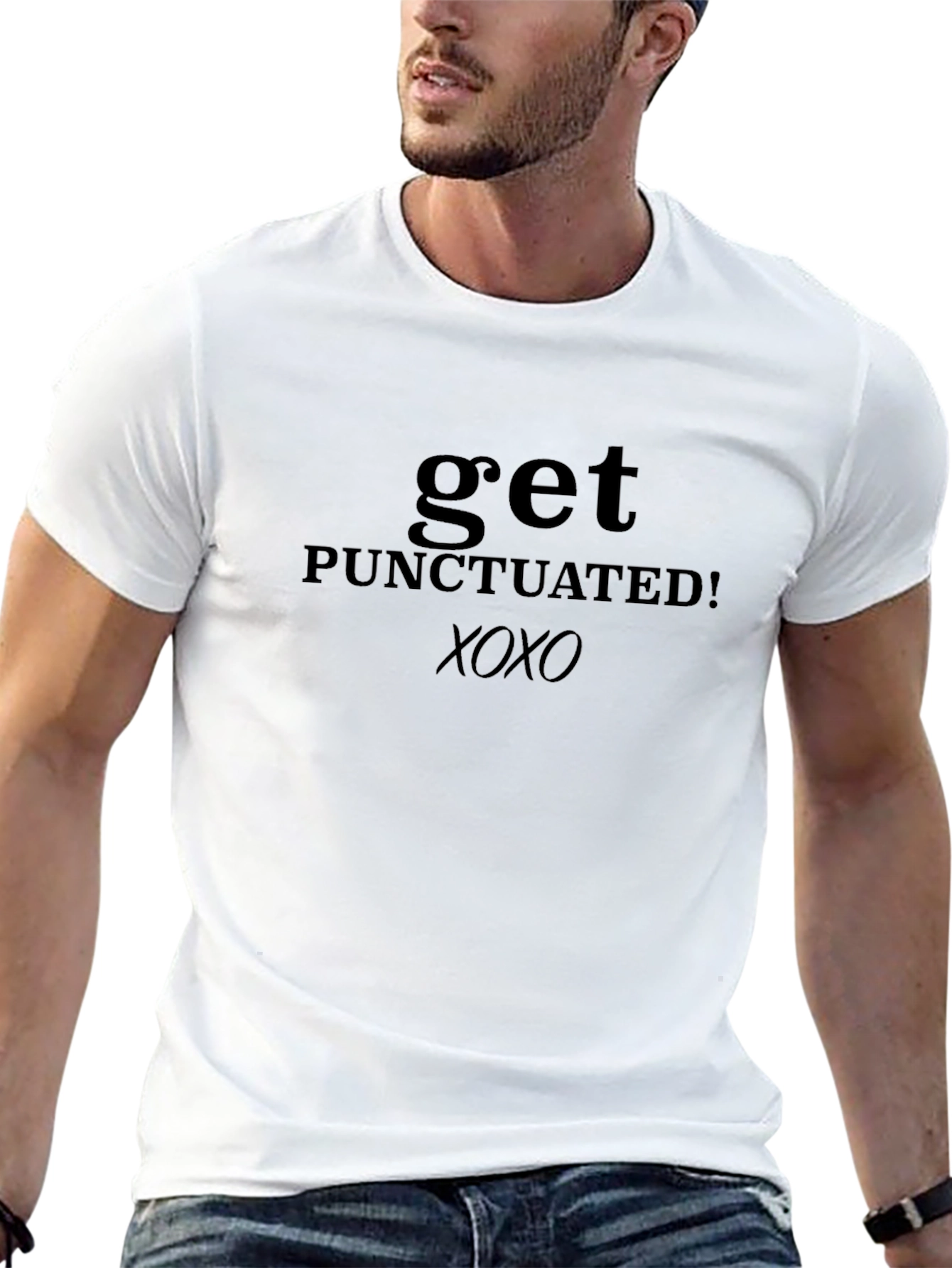 Get PUNCTUATED! Black Tee