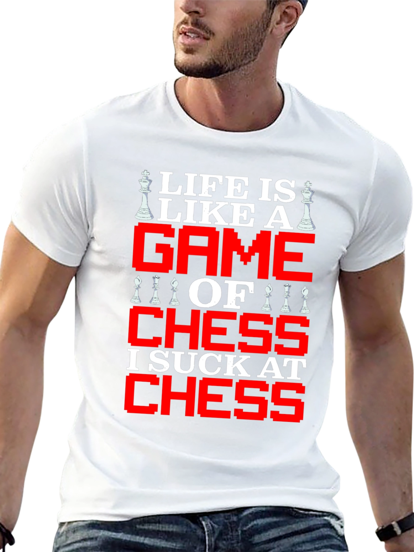Life is Like Chess Graphic T-Shirt
