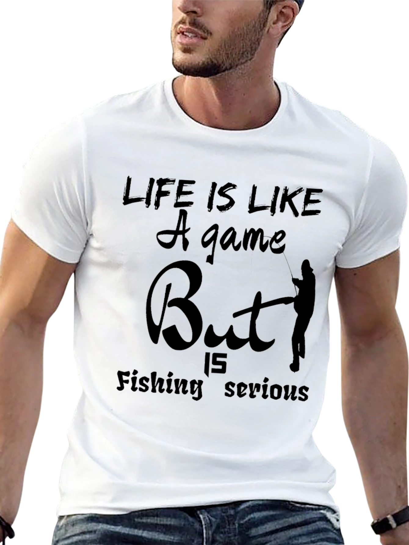 Funny Fishing T-Shirt: Life is Like a Game