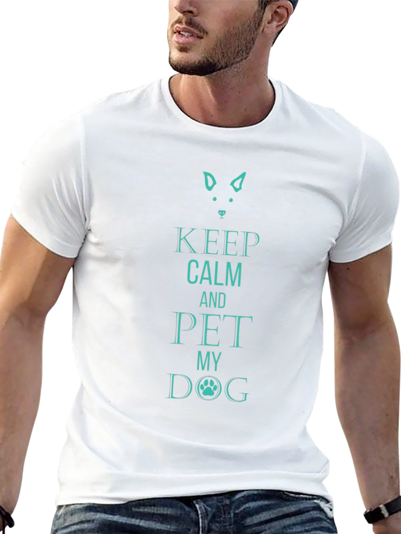 Keep Calm and Pet My Dog T-Shirt