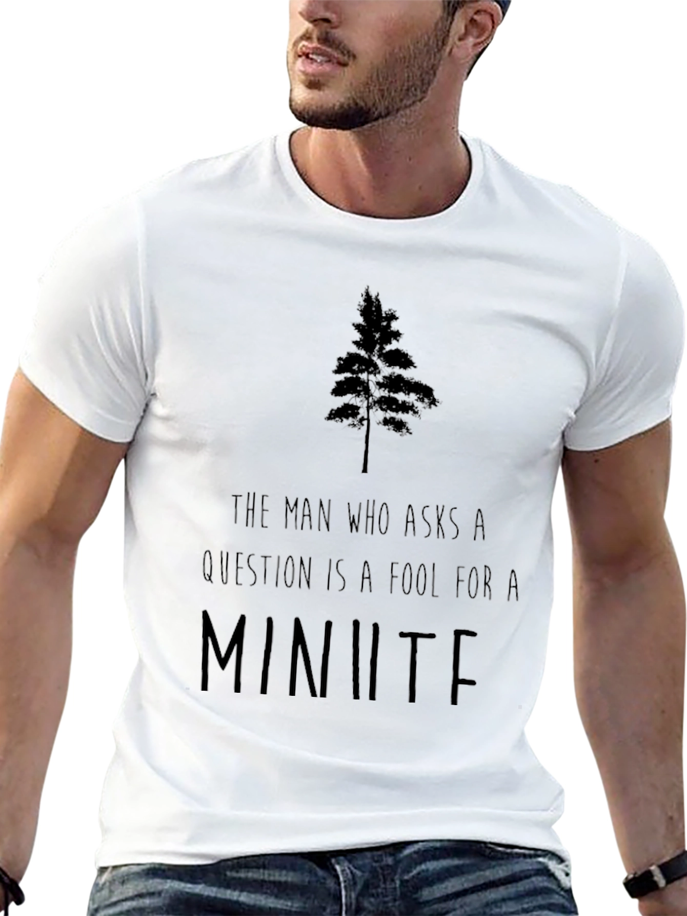 The Man Who Asks a Question T-Shirt