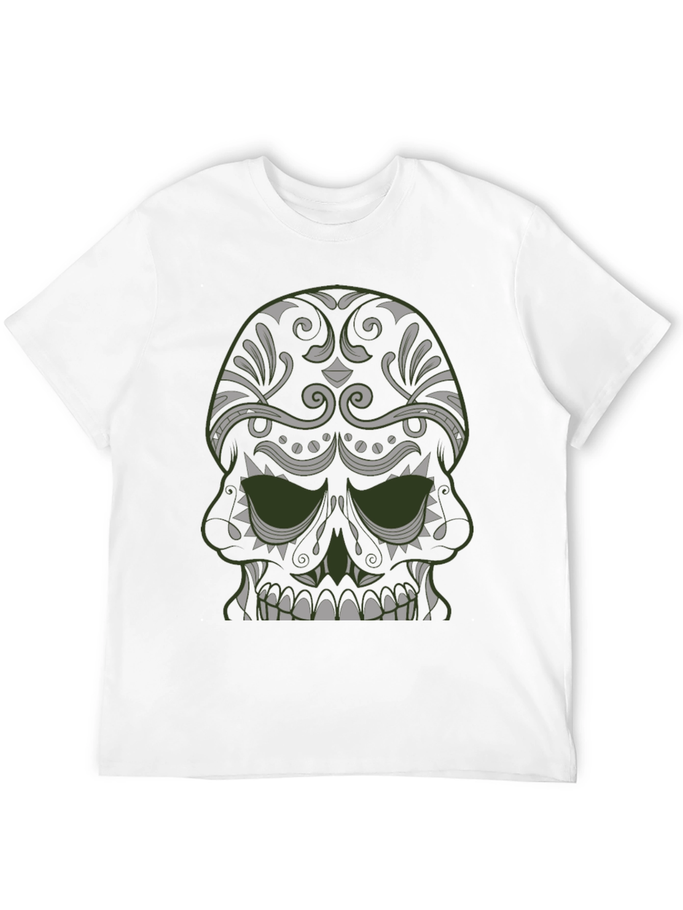 Skull Graphic Tee - Dark Style