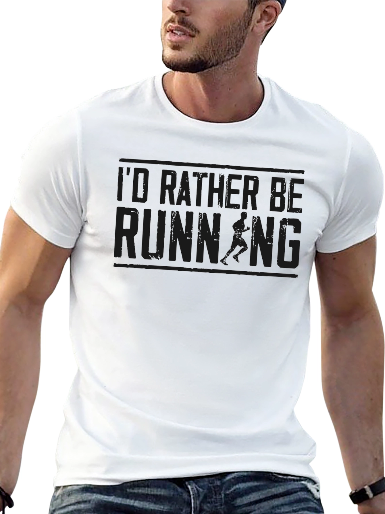 Id Rather Be Running Graphic T-Shirt