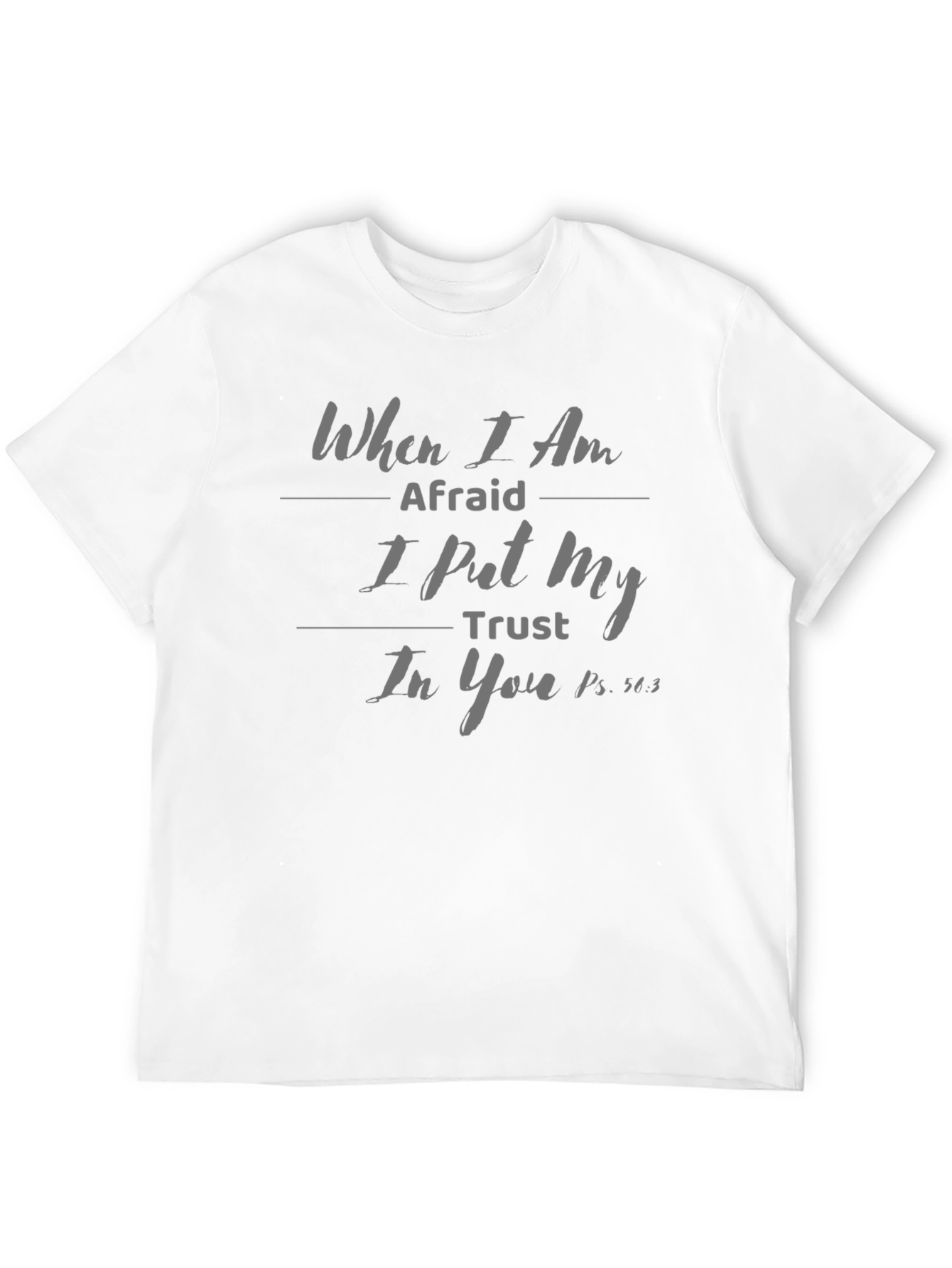 Trust in You Graphic Tee - Black Christian Shirt
