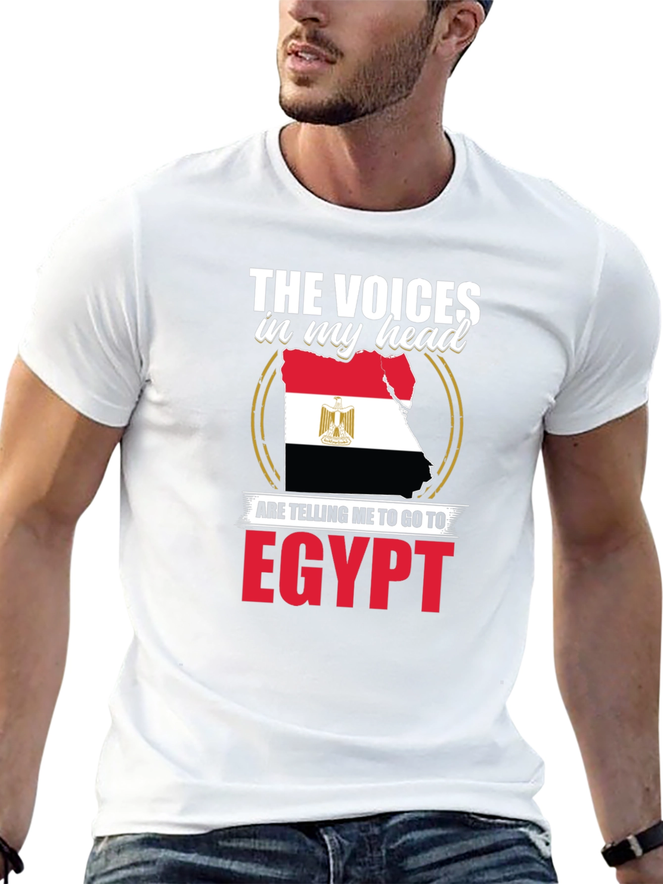 Egypt Travel T-Shirt: Voices in My Head