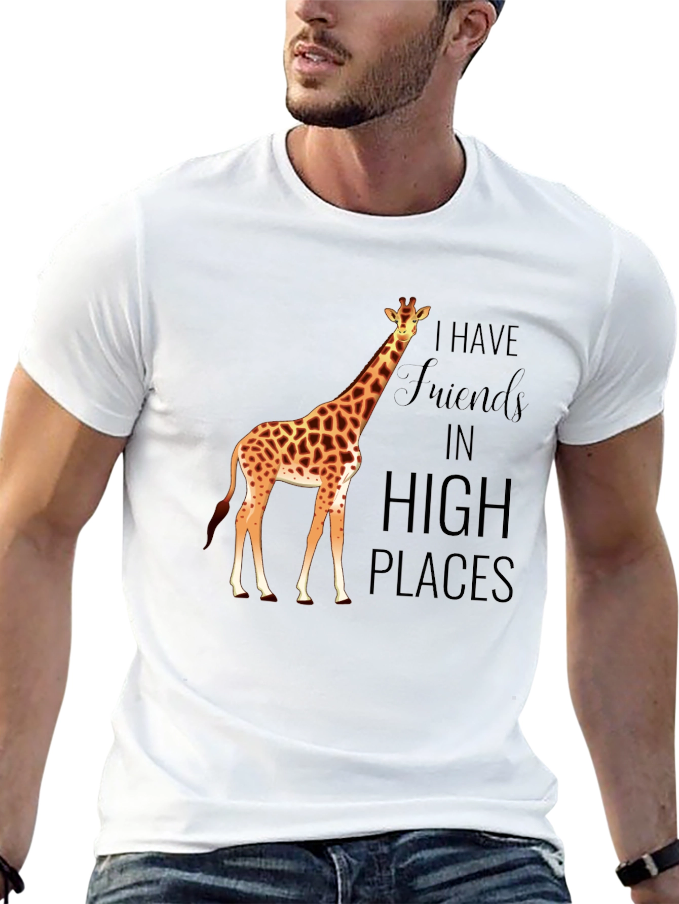 Giraffe T-Shirt - High Places Graphic Tee