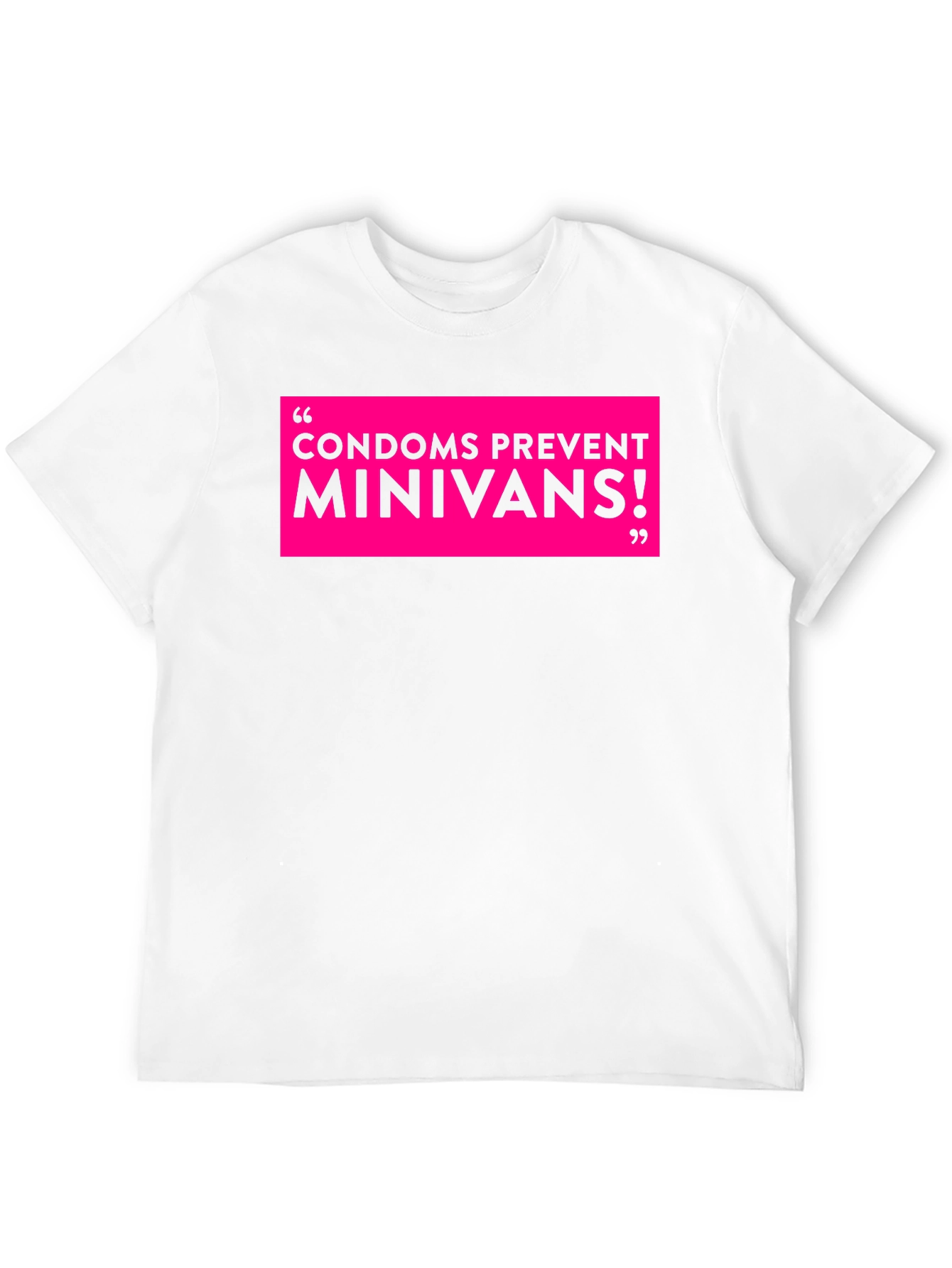 Funny Condoms Prevent Minivans Graphic Tee