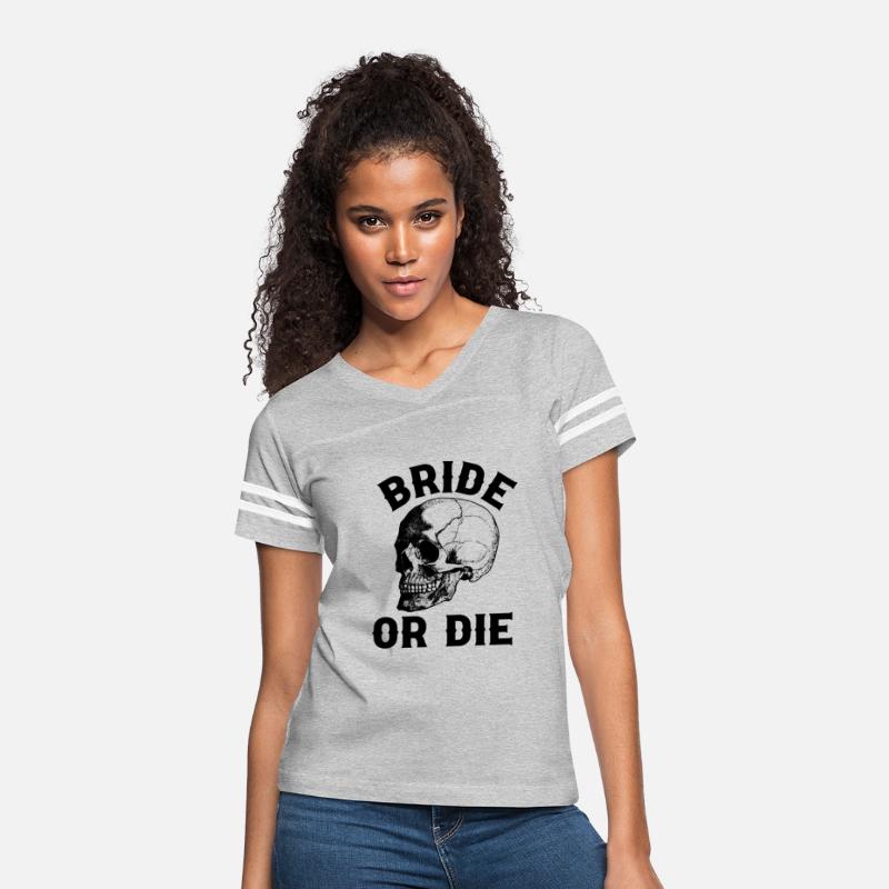 Bachelorette Party Bride or Die Skull Design