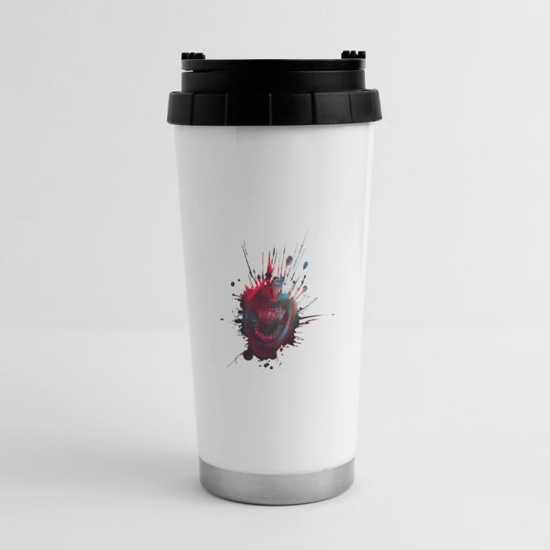 Blot with open mouth of a vampire