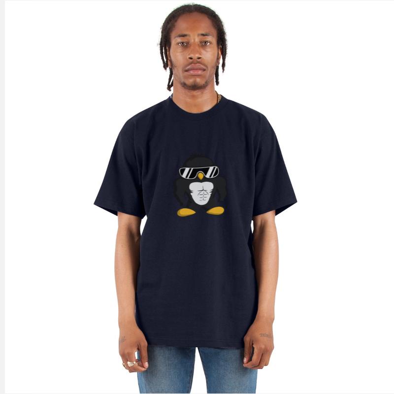 Bodybuilder Penguin Funny Cool Muscles Sunglasses