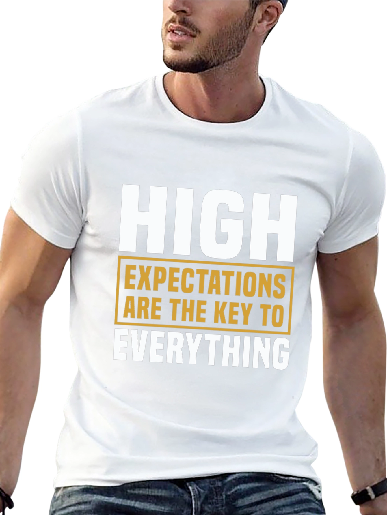 High Expectations Graphic T-Shirt - Motivational Tee
