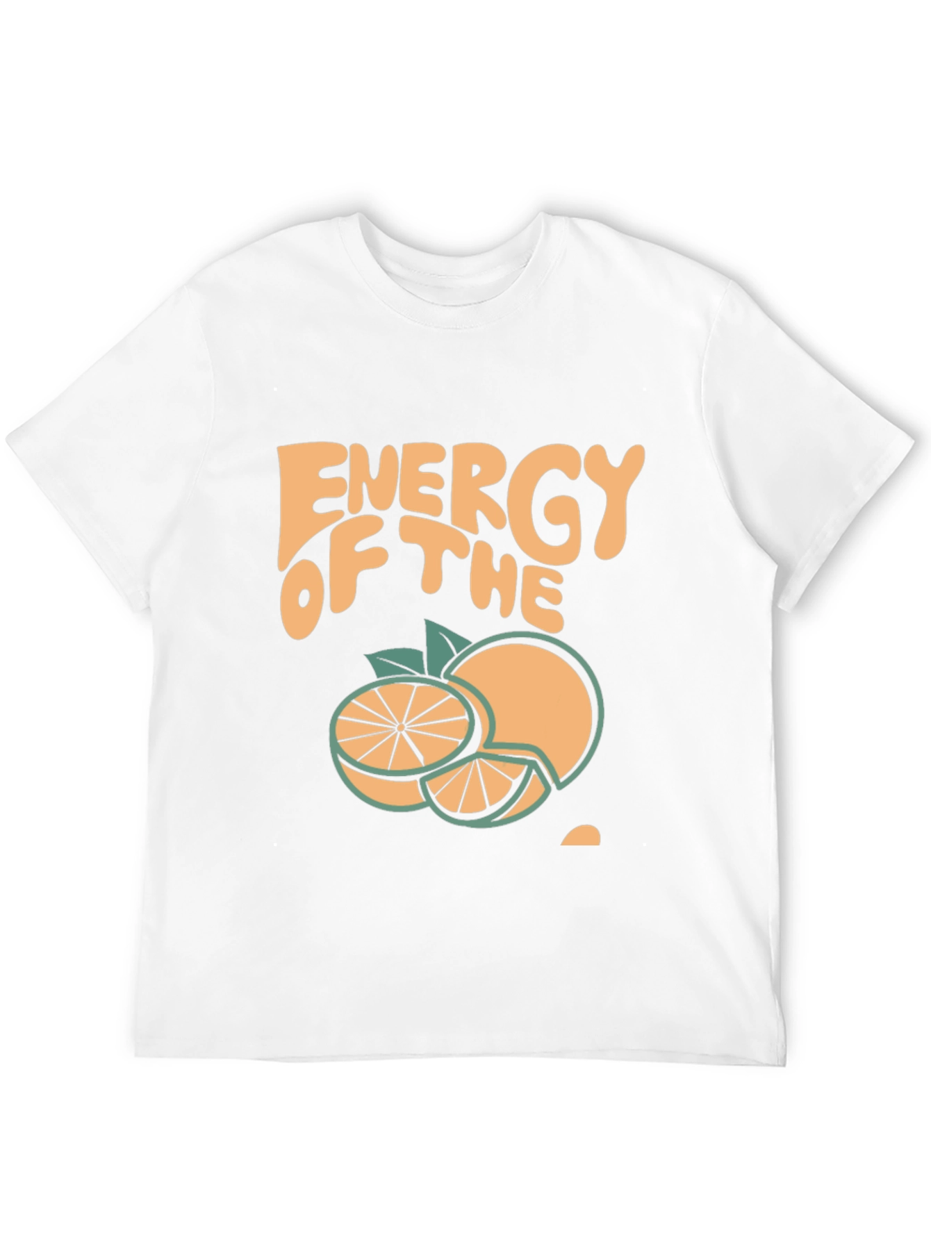 Energy of the Orange Graphic Tee - Black