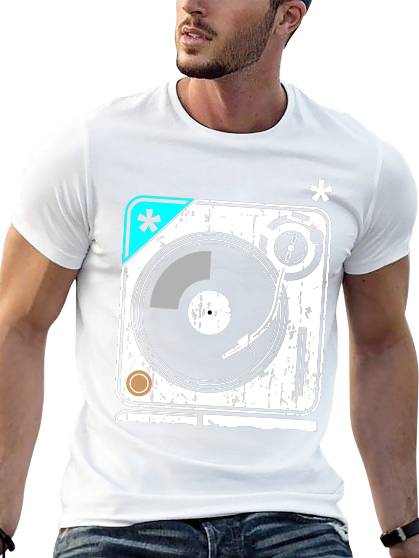 Retro Turntable Graphic Tee