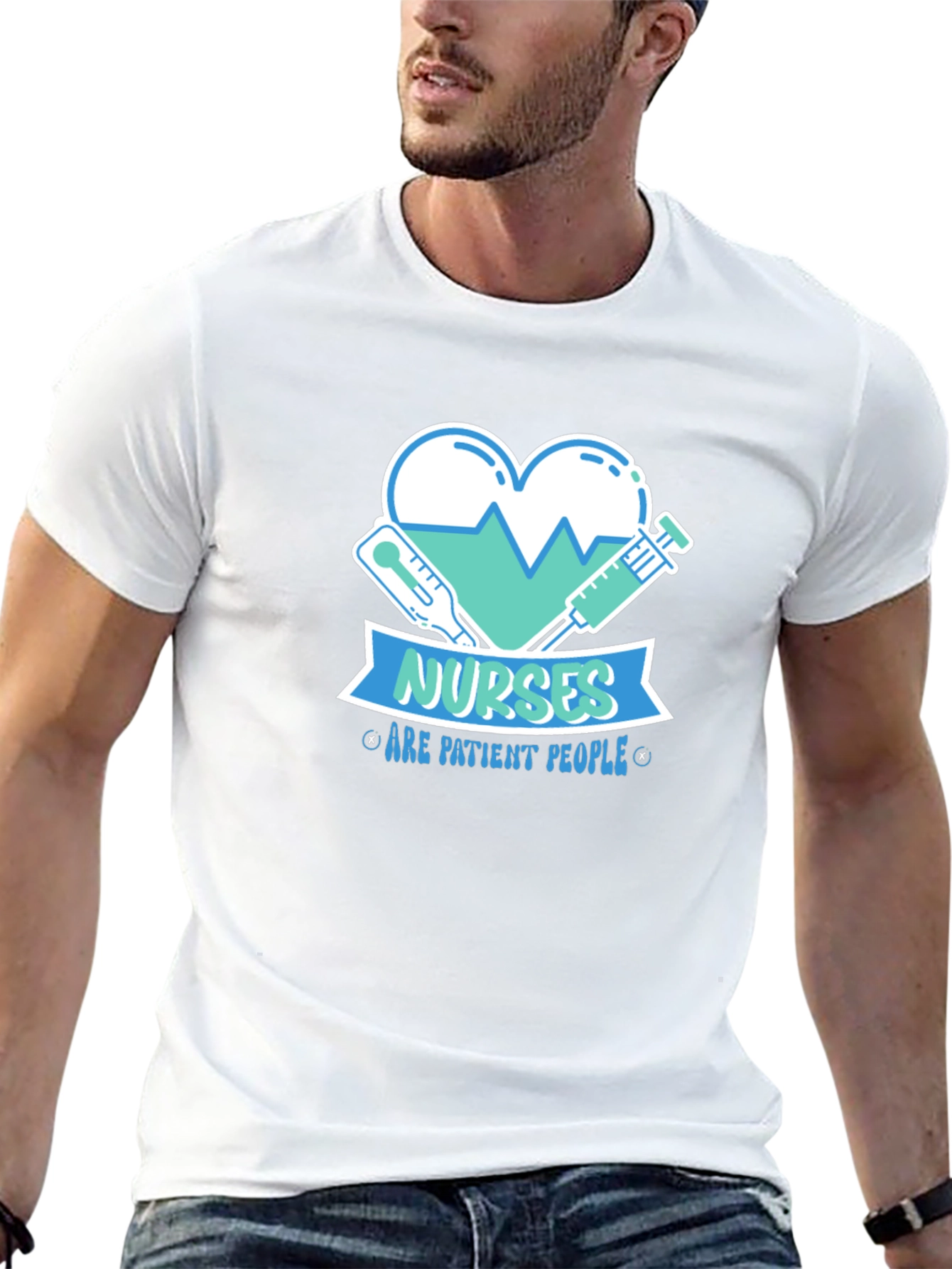 Nurses Are Patient People Graphic Tee
