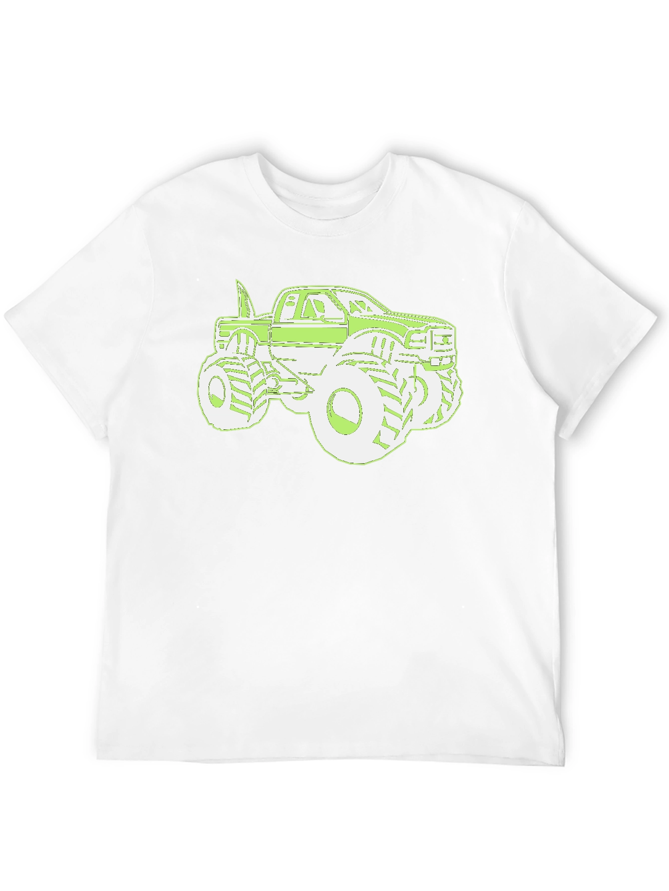 Monster Truck Graphic Tee - Cool Mens Black T-Shirt