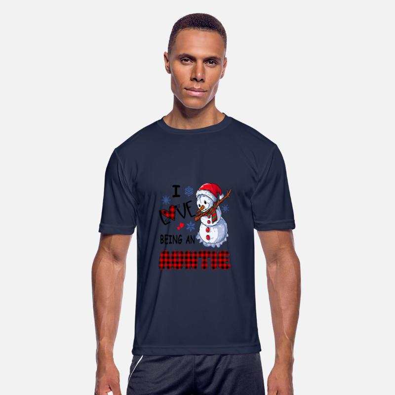 Chirstmas Snowman I Love Being An Auntie