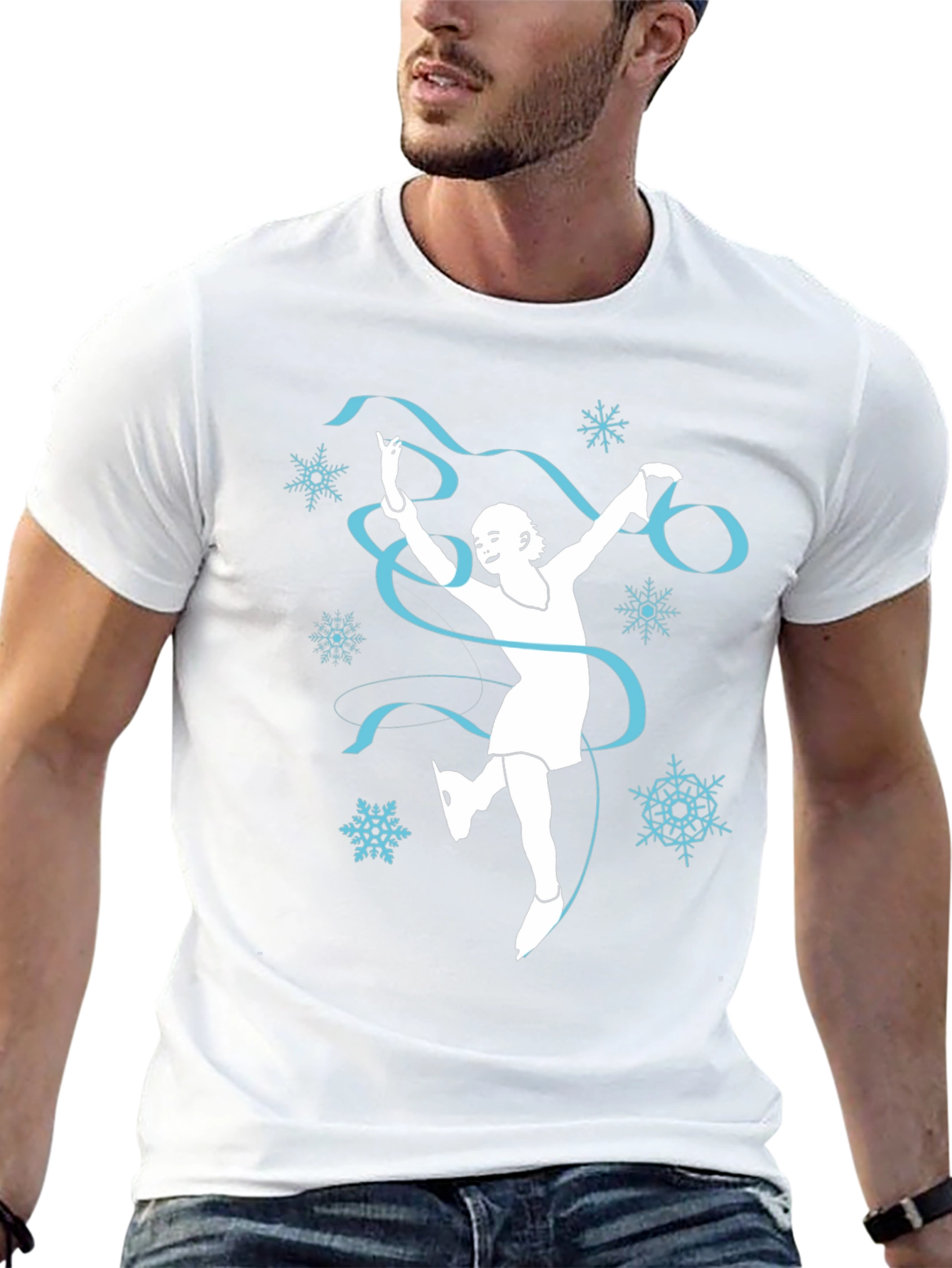 Winter Ice Skater Graphic Tee