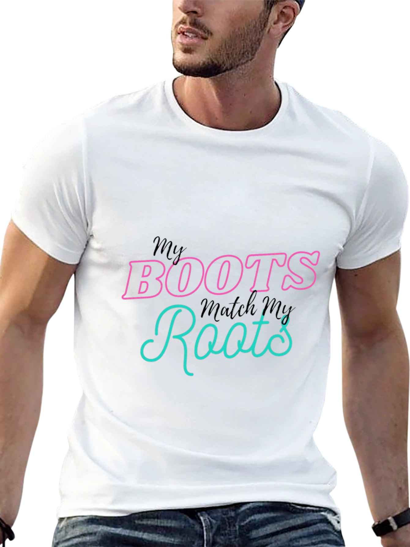 Boots and Roots Graphic Tee - Trendy T-Shirt