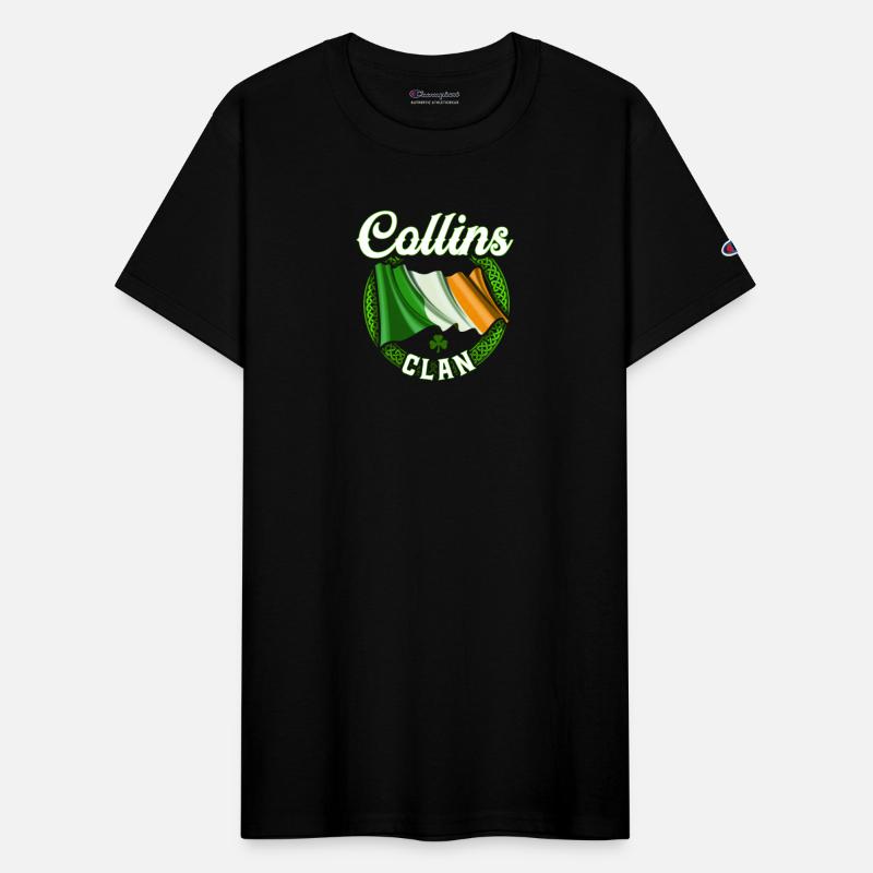 Collins Surname Irish Last Name Ireland Flag