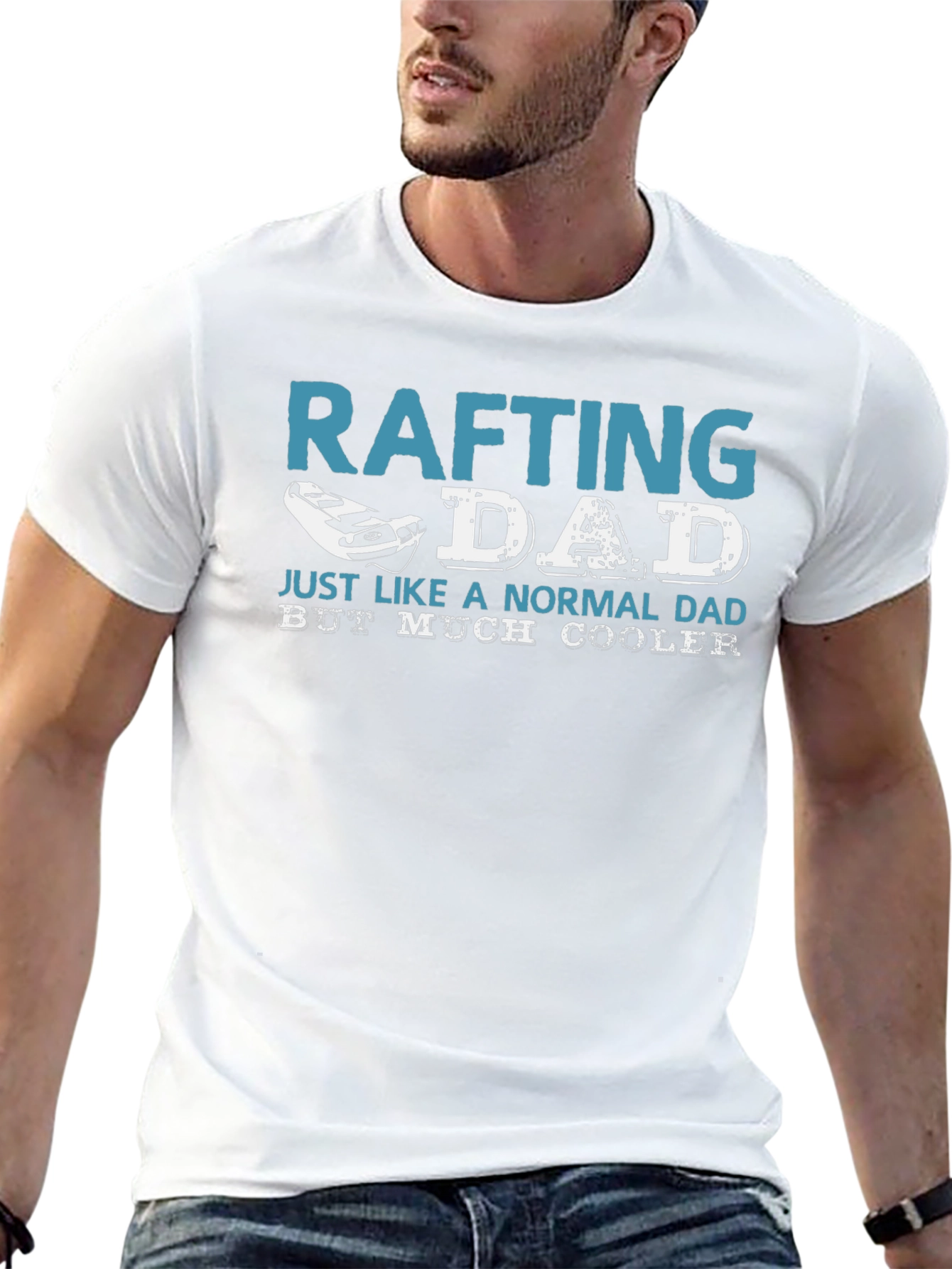 Rafting Dad T-Shirt - Cool Dad Tee