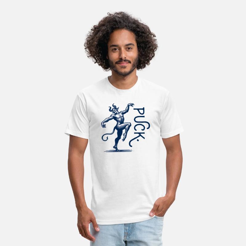 Dancing Puck Blue Vertical