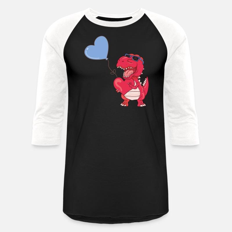 Dinosaur With Heart Balloon Valentines Day Love