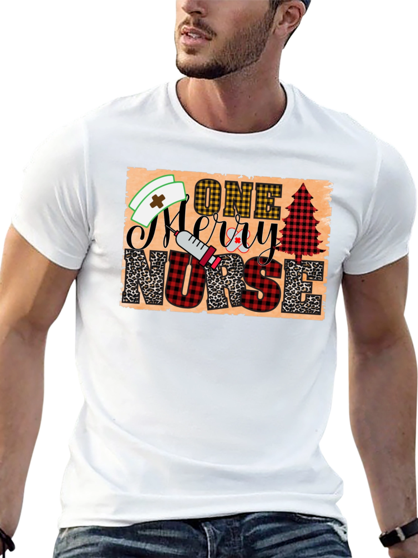 One Merry Nurse Christmas T-Shirt