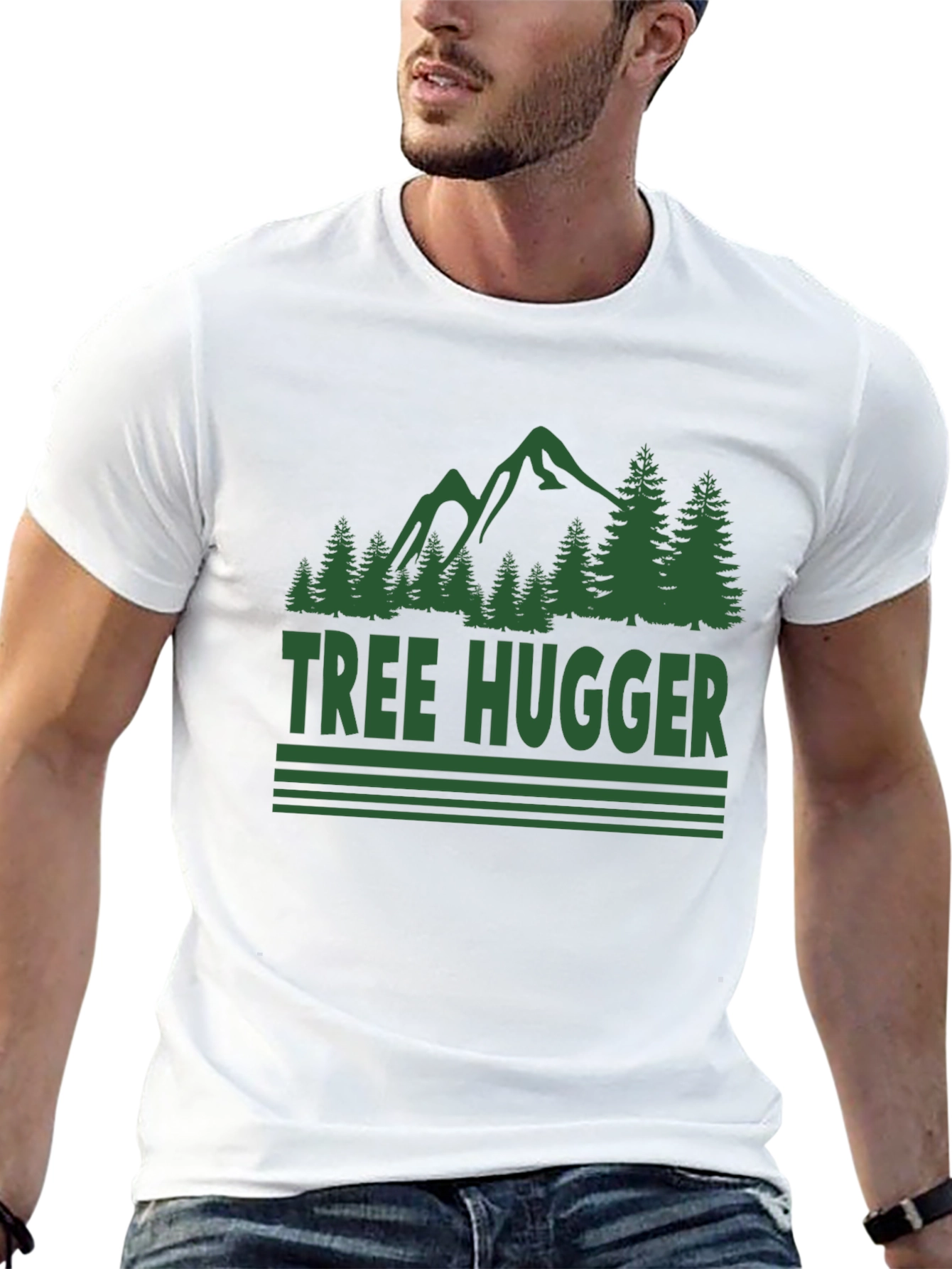 Tree Hugger Graphic Tee - Nature Lover T-Shirt