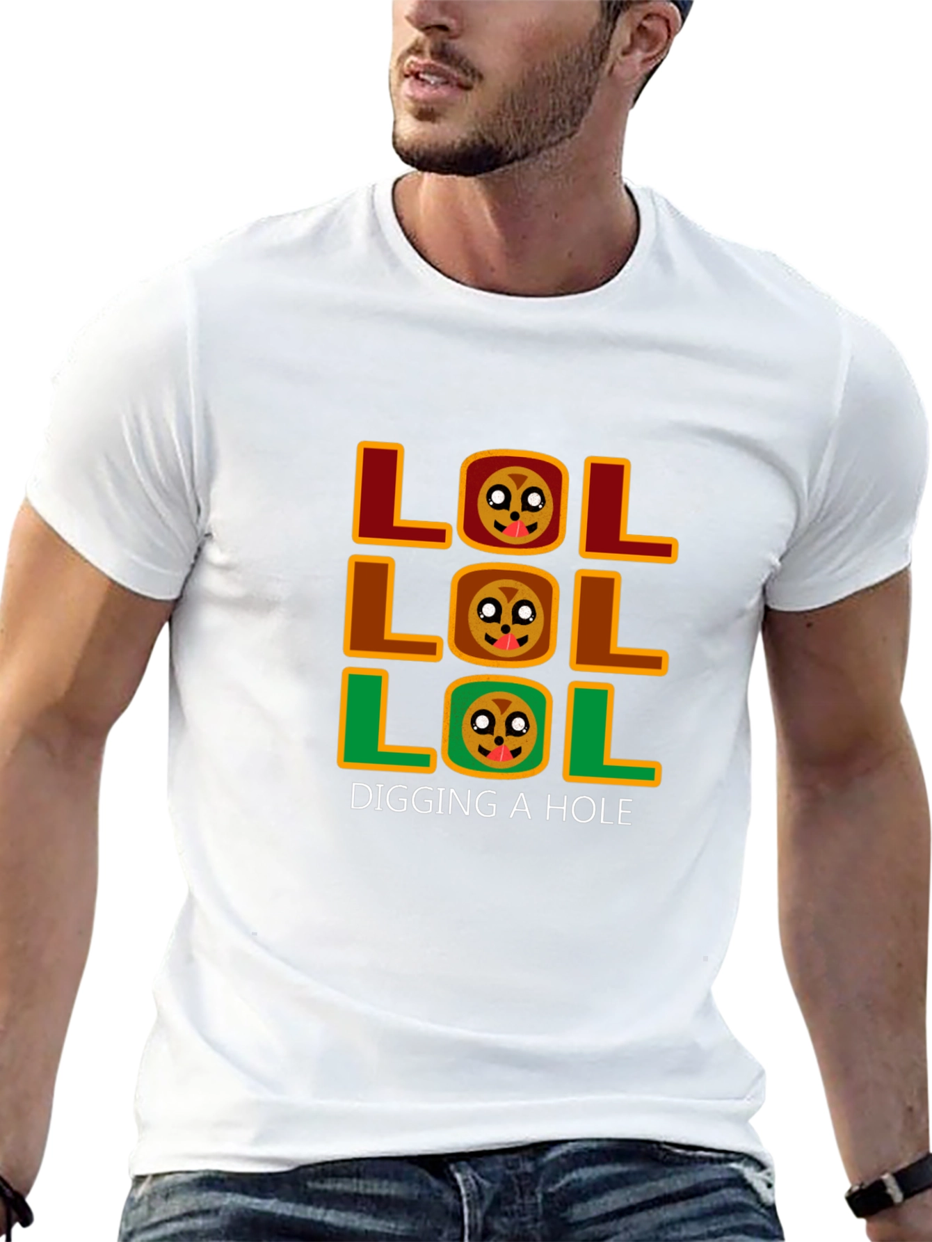 LOL Digging a Hole Graphic T-Shirt