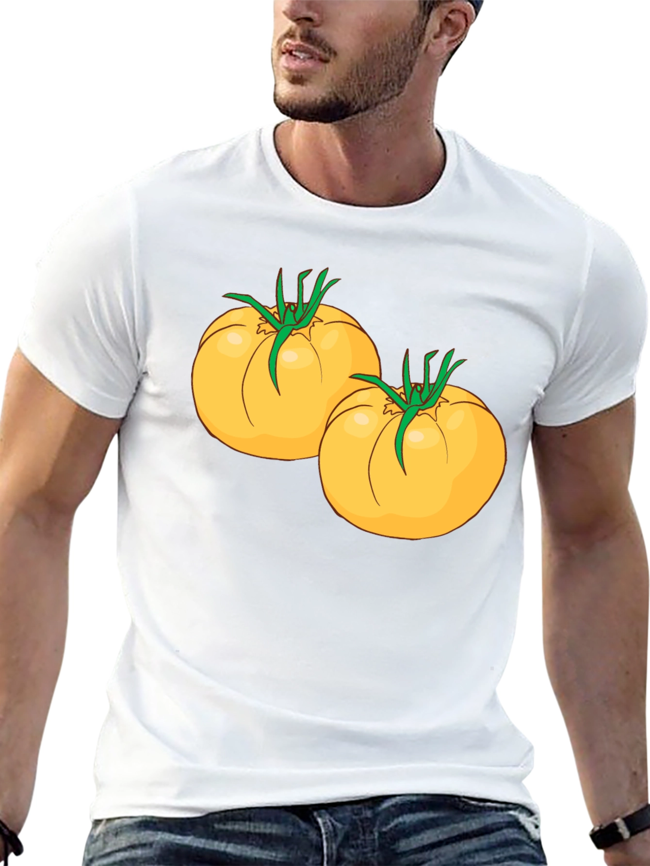 Tomato Graphic Black T-Shirt