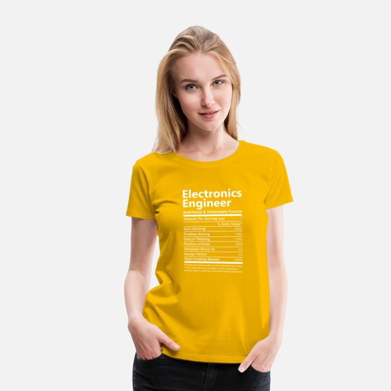 Electronics Engineer T Shirt - Nutritional And Und