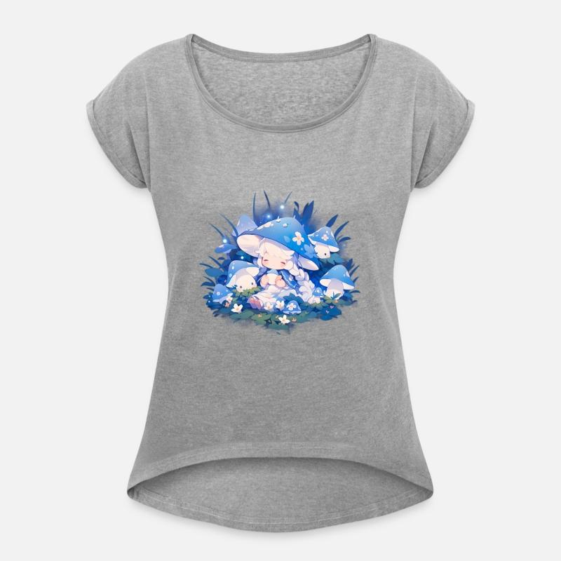 Enchanting Fairy in the Shining Mushroom Garden