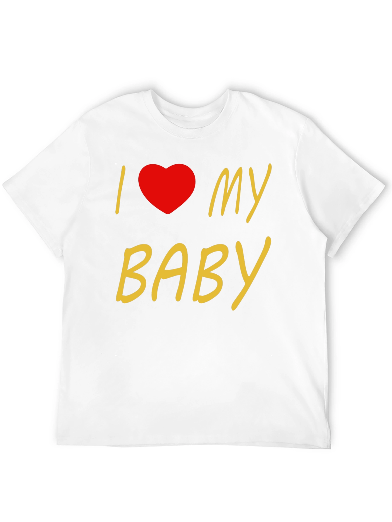 I Love My Baby Black T-Shirt