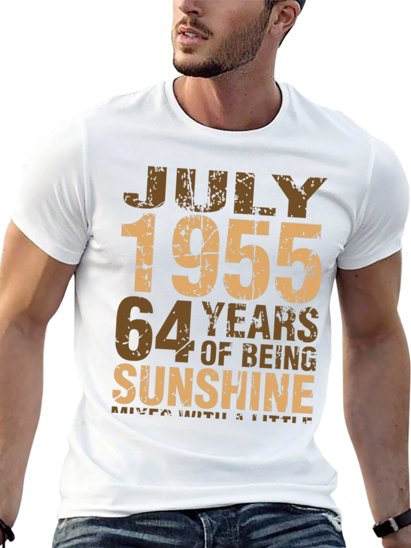 July 1955 Birthday Graphic T-Shirt