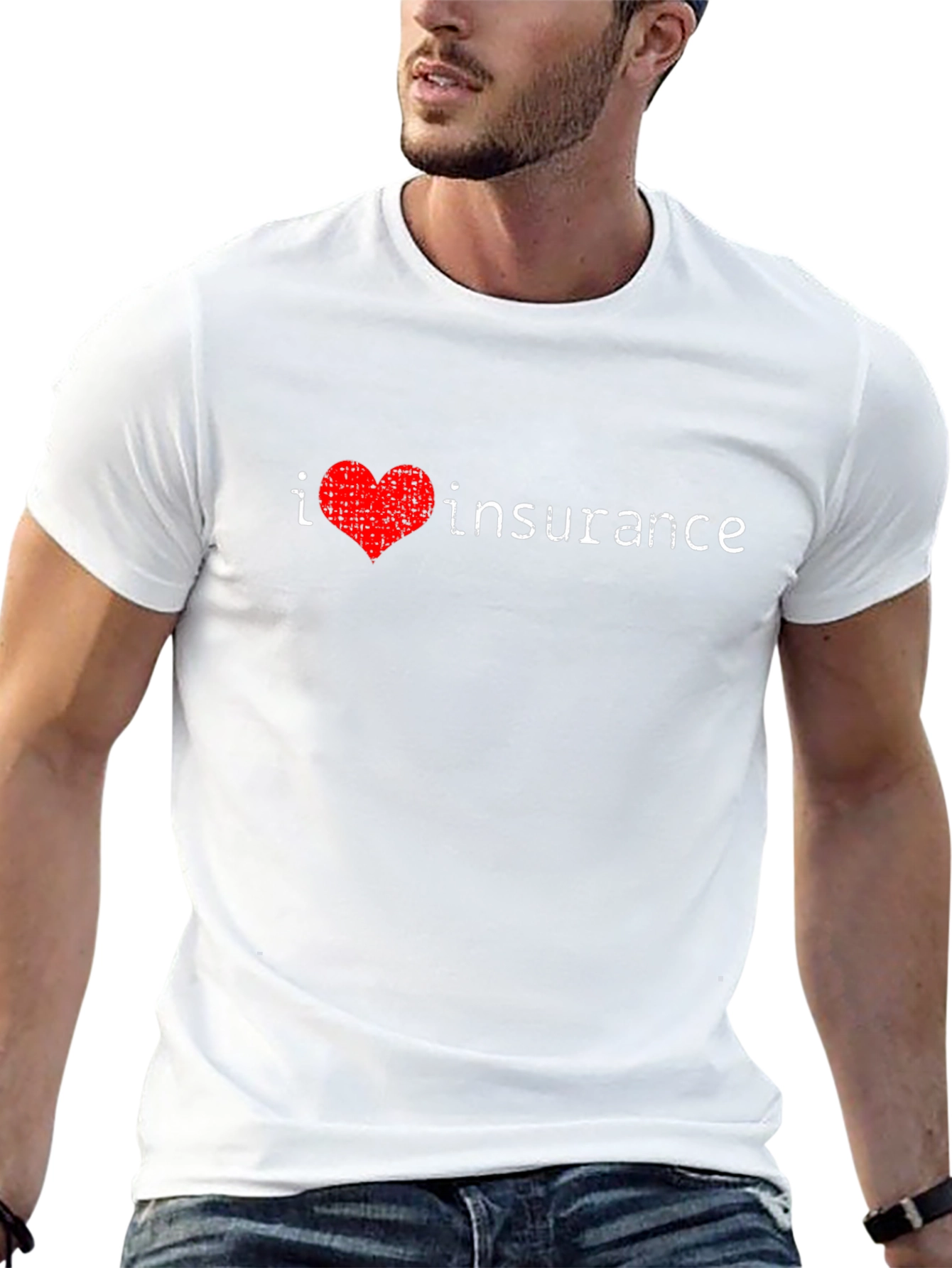 I Heart Insurance T-Shirt - Novelty Tee
