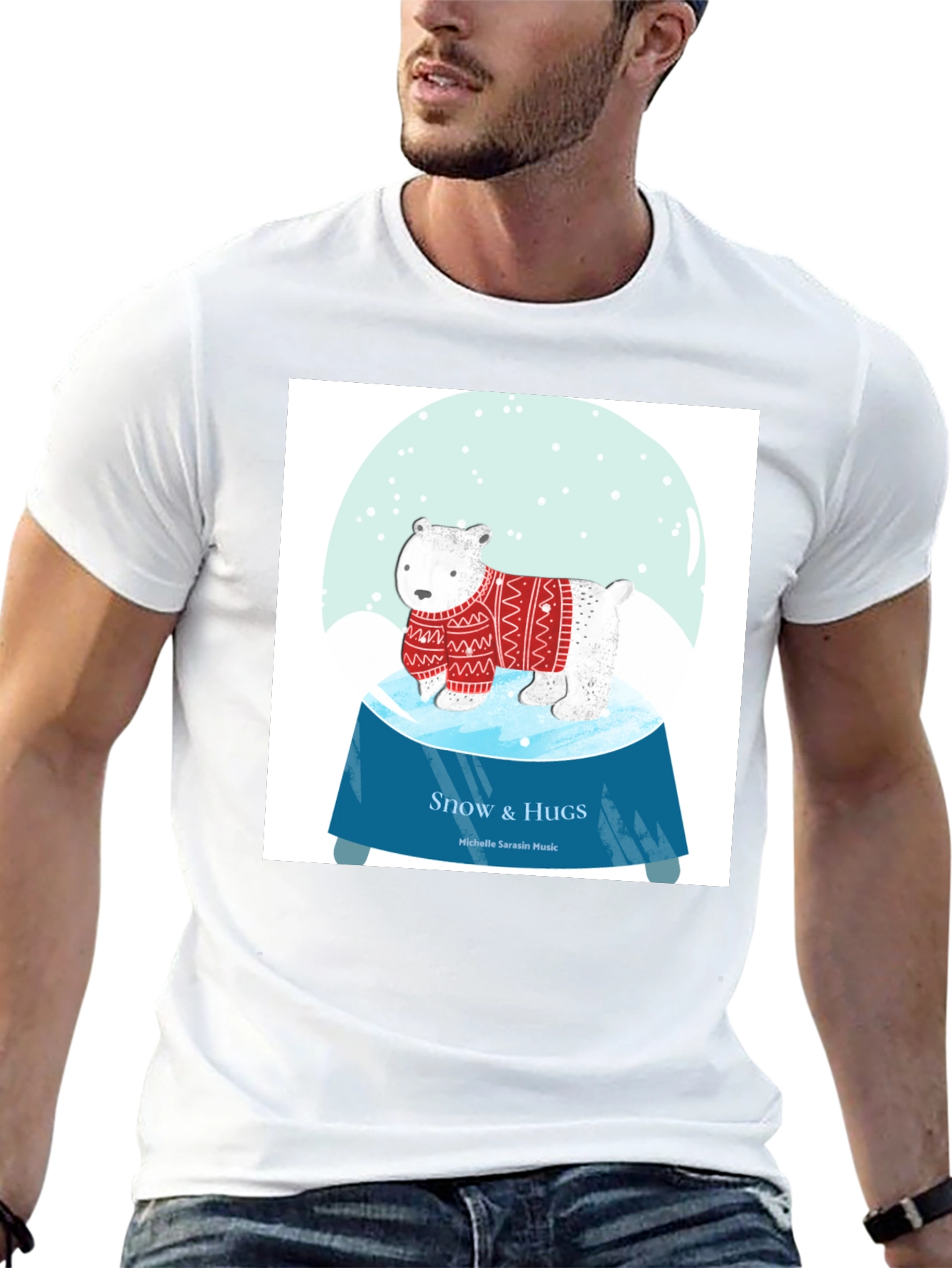 Snow & Hugs Polar Bear Graphic Tee