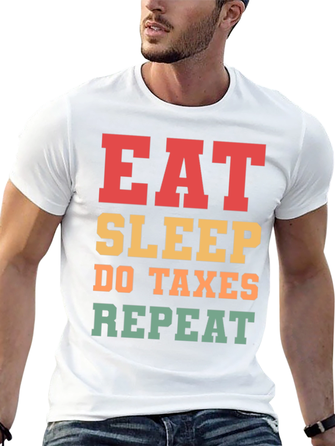 Eat Sleep Do Taxes Repeat T-Shirt