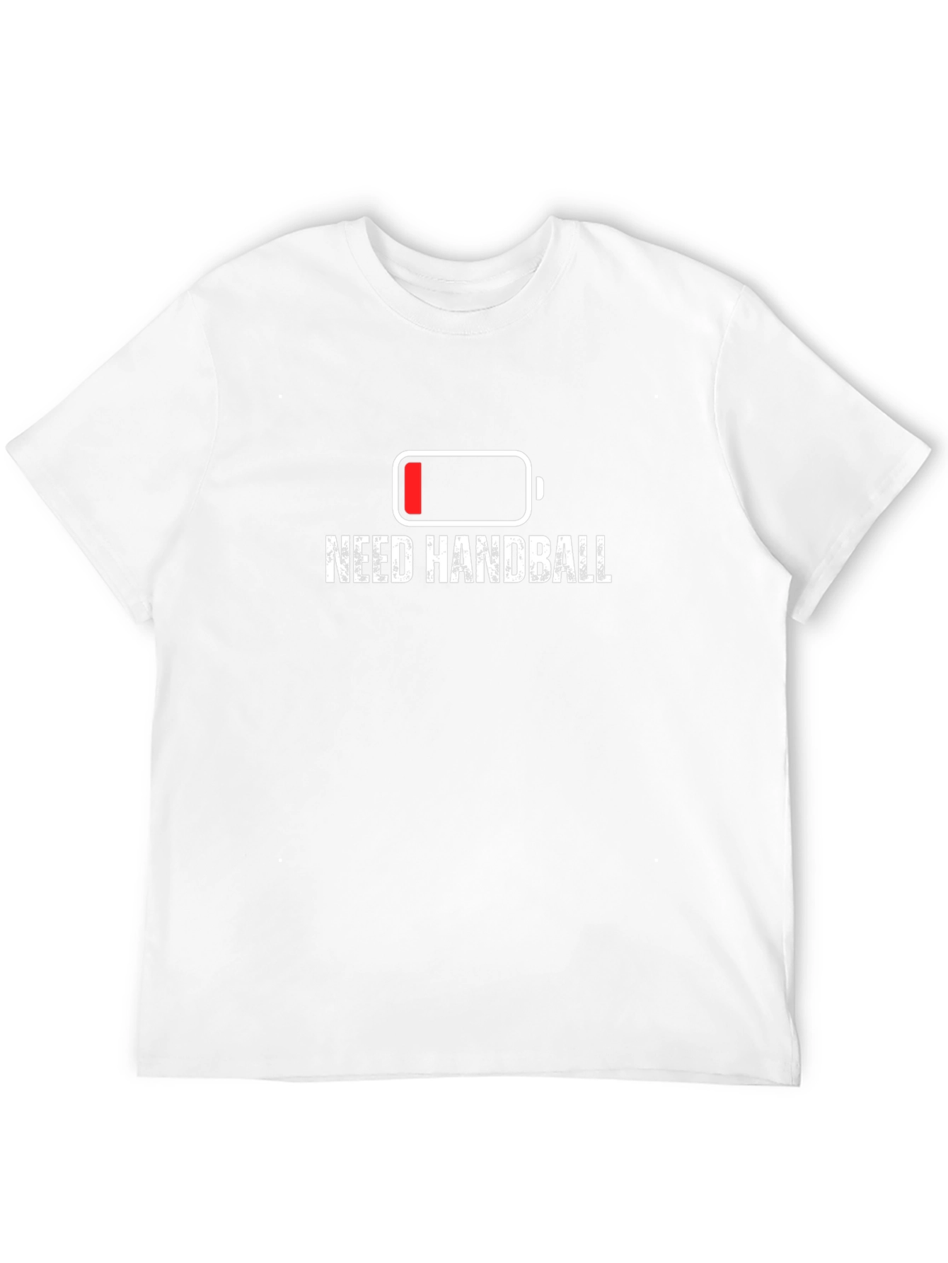 Need Handball T-Shirt Funny Low Battery Design