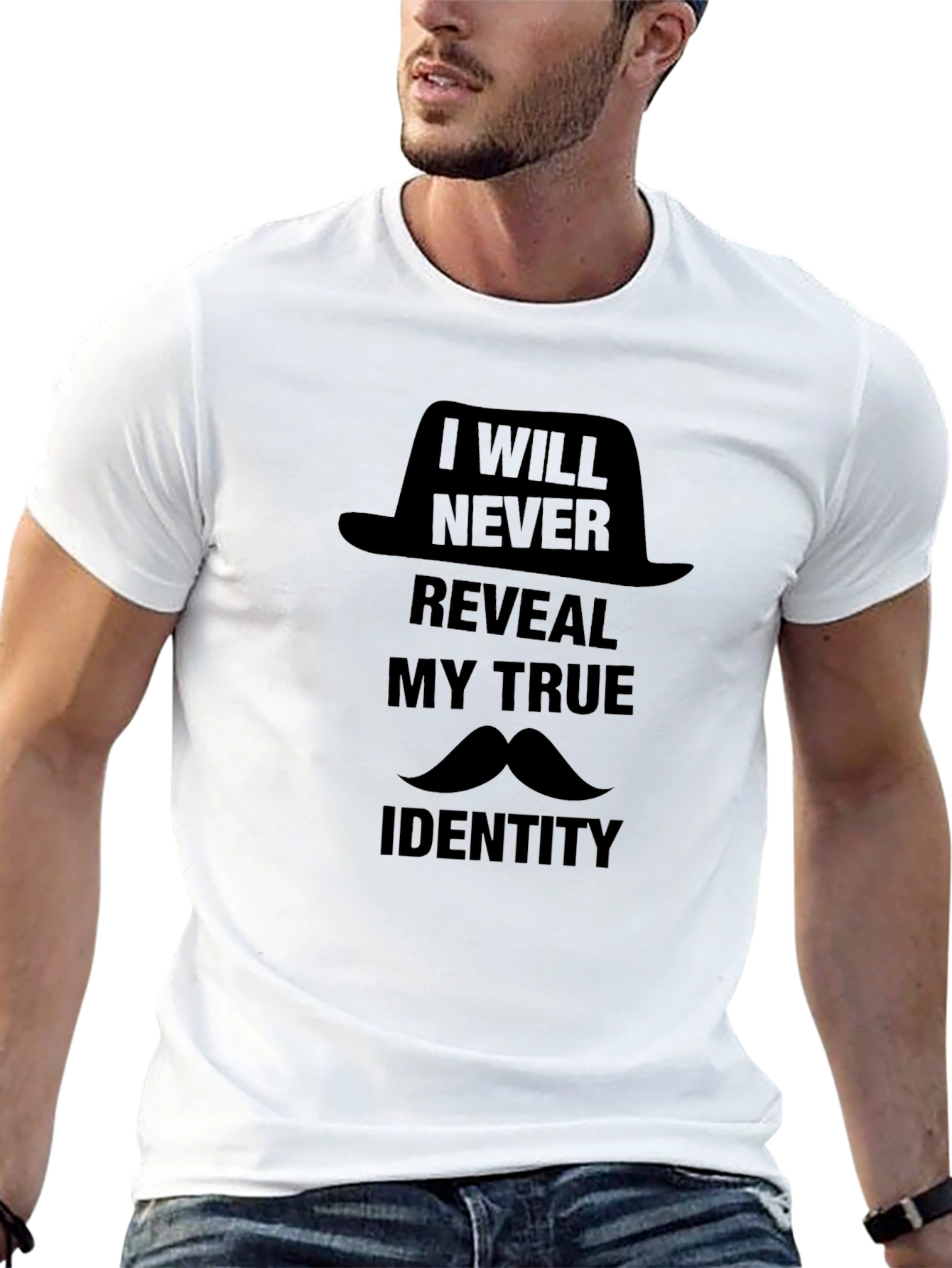 Mens I Will Never Reveal Graphic T-Shirt
