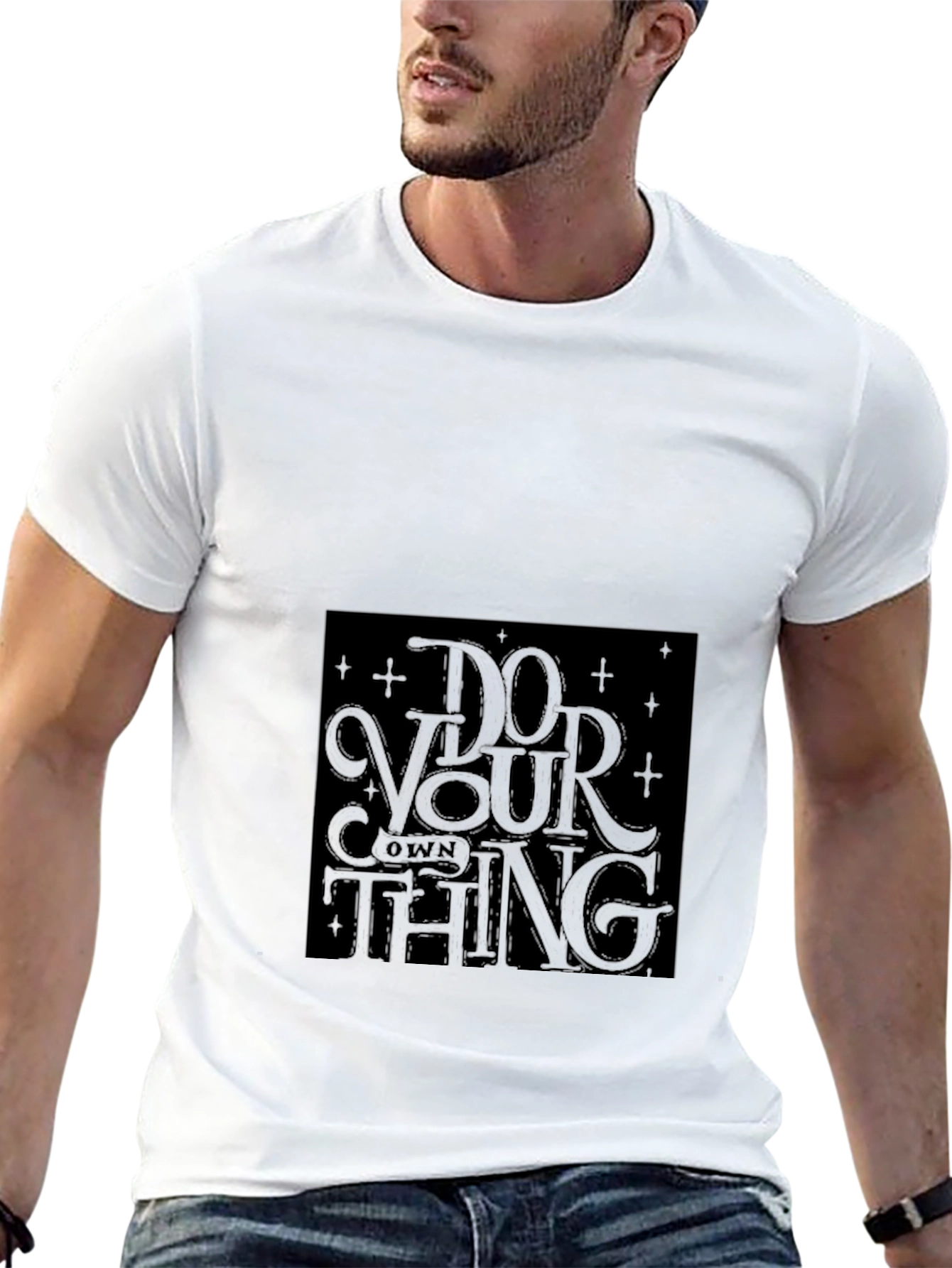 Do Your Own Thing Black Graphic Tee