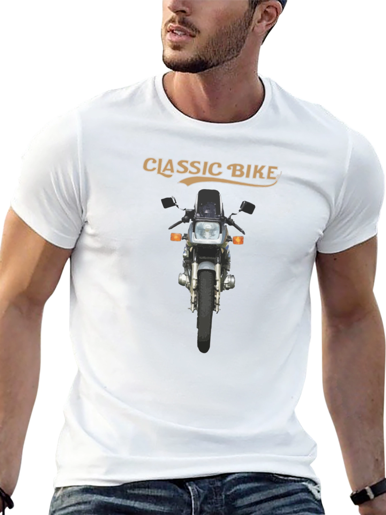 Classic Bike T-Shirt - Motorcycle Design
