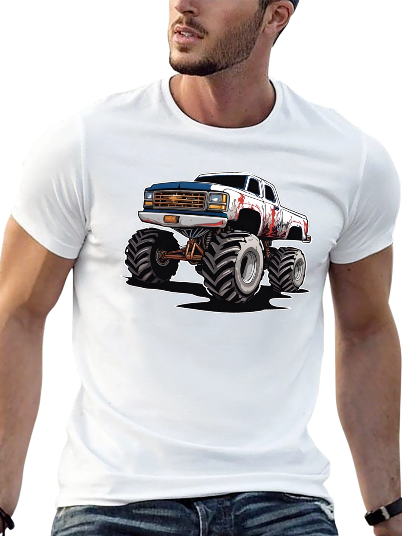 Monster Truck Graphic Tee - Cool Automotive Design