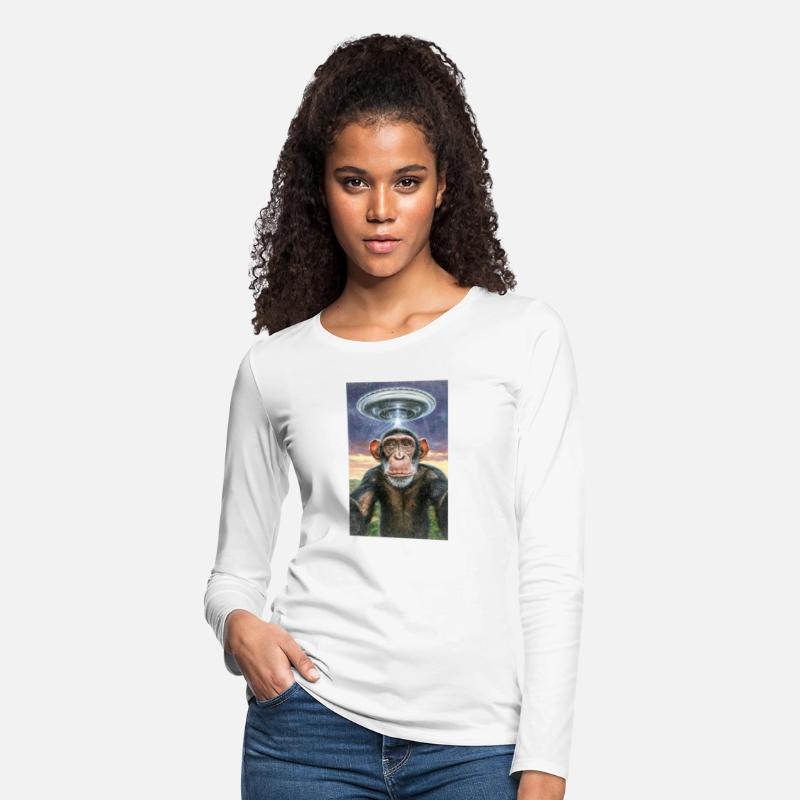 FUNNY SELFIE MONKEY WITH ALIEN