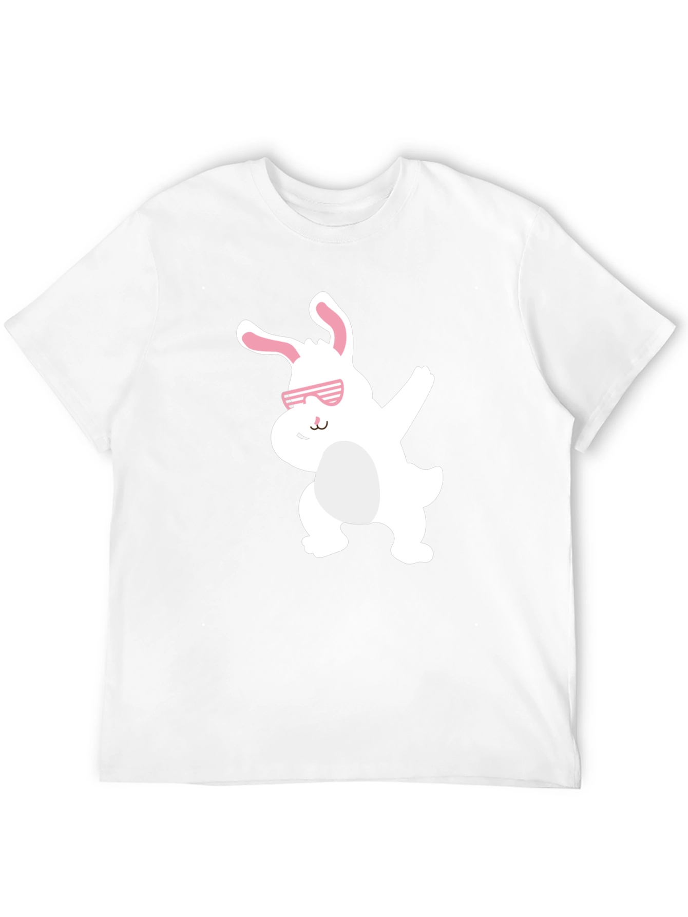 Funny Easter Bunny Dabbing Black T-Shirt