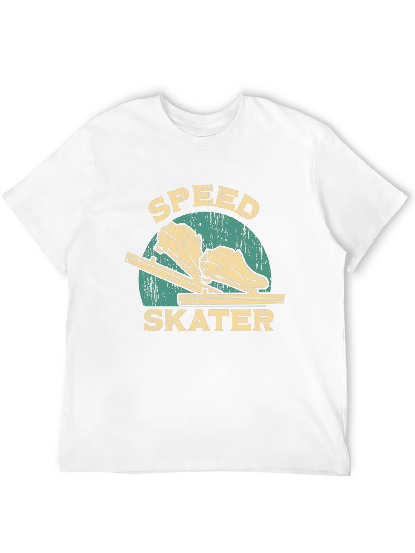 Speed Skater Graphic T-Shirt - Retro Style